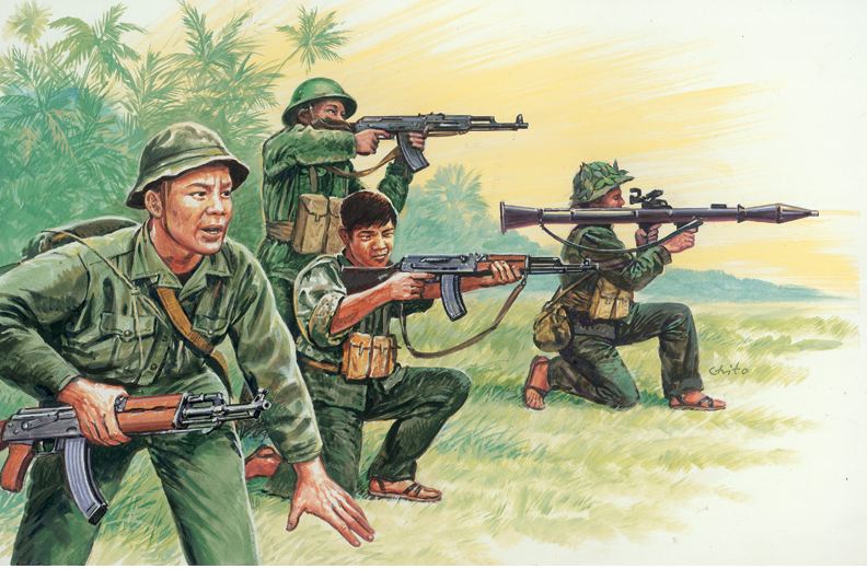 6079  фигуры  Vietcong  (1:72)