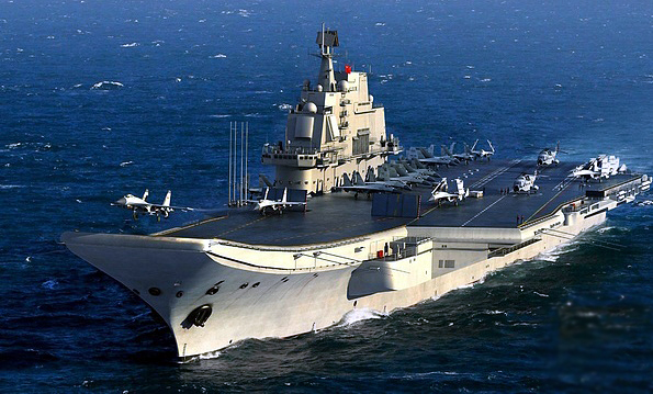 06703  флот  LIAO NING PLA Navy Aircraft Carrier  (1:700)