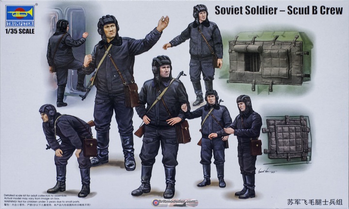 00434  фигуры  Soviet Soldier - Scud B Crew  (1:35)