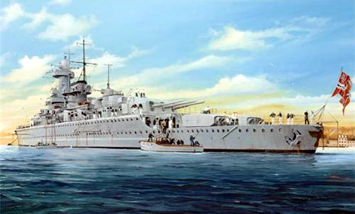 05316  флот  German Battleship Admiral Graf Spee  (1:350)