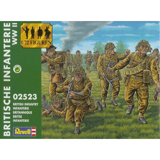 02523  фигуры British Infantry WWII  (1:72)