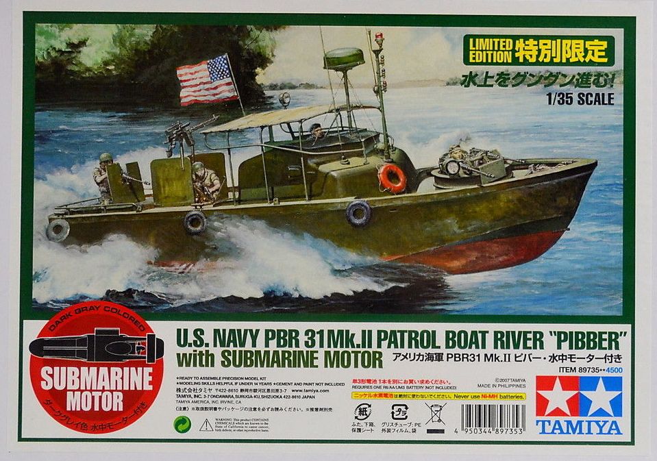89735  флот  U.S. Navy PBR31 Mk.II Patrol Boat Pibber Limited Edition  (1:35)