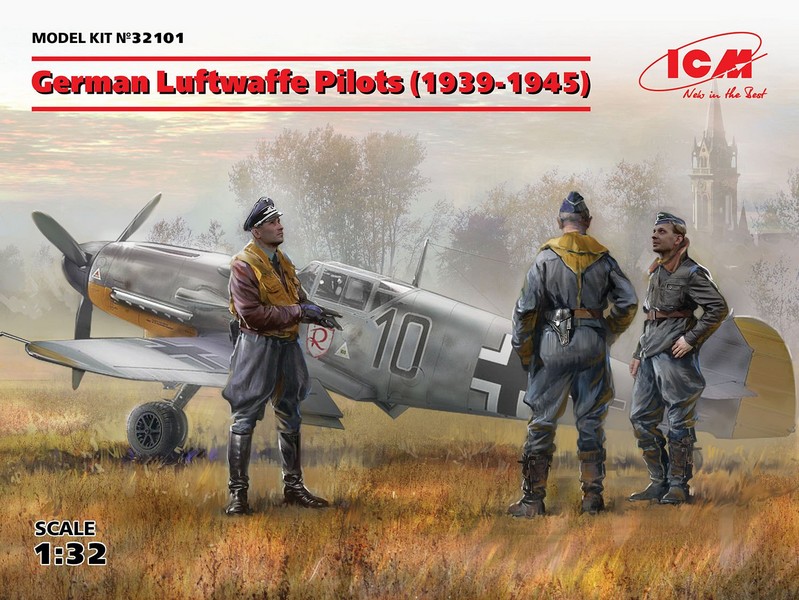32101  фигуры  German Luftwaffe Pilots (1939-1945)  (1:32)