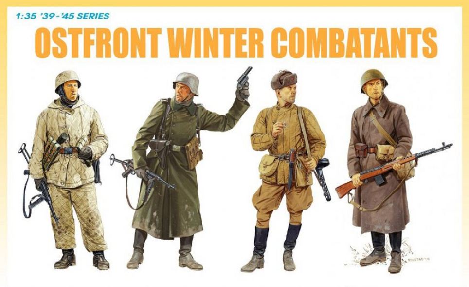 6652  фигуры  Ostfront Winter Combatants 1942-43 (1:35)