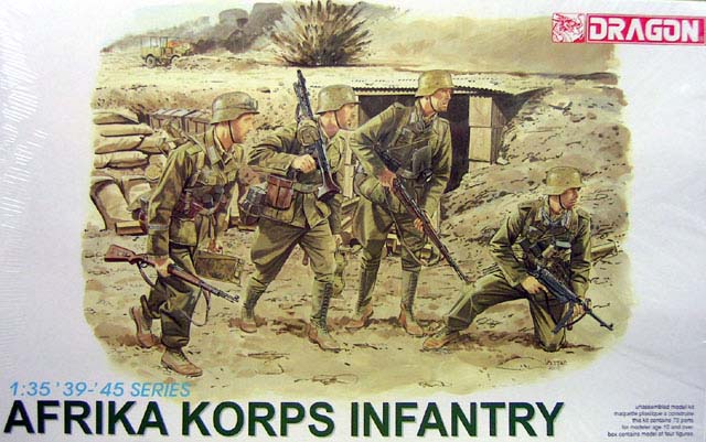 6138  фигуры  Afrika Korps Infantry (1:35)