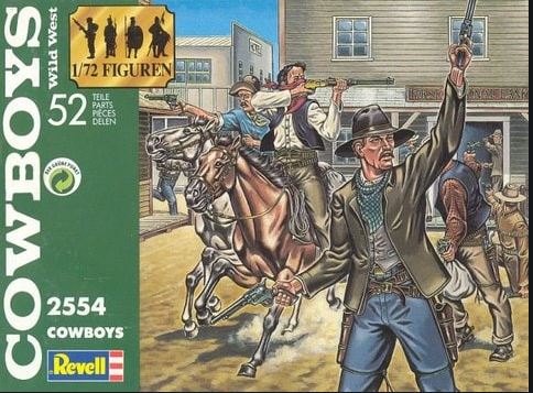 02554  фигуры Cowboys Wild West  (1:72)