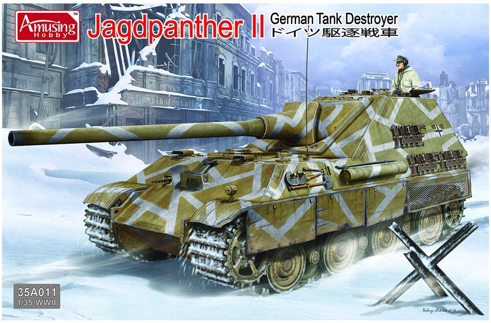 35A011  техника и вооружение  German Tank Destroyer Jagdpanther II  (1:35)