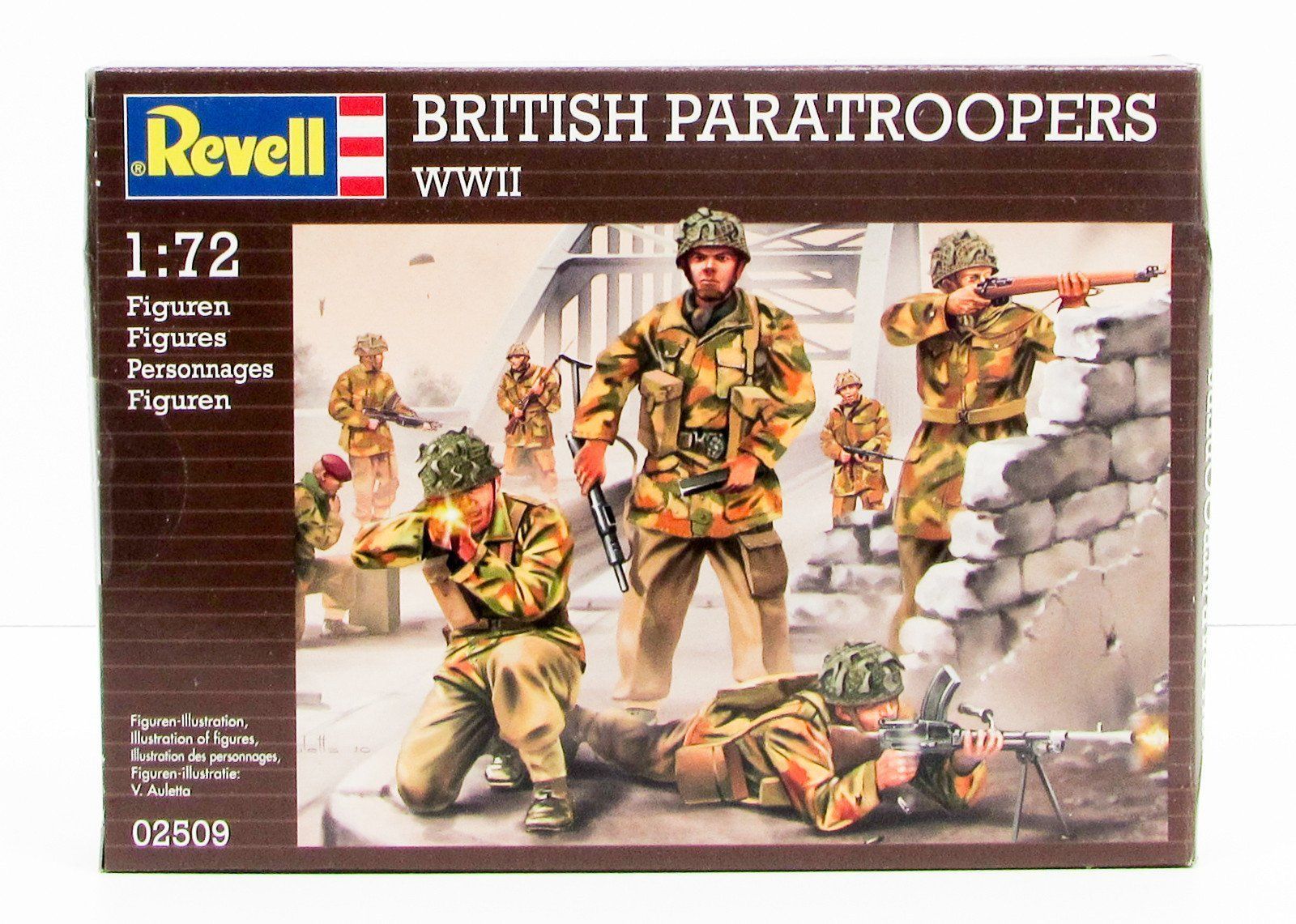 02509  фигуры  Британские парашютисты (Вторая Мировая война) (1:72)