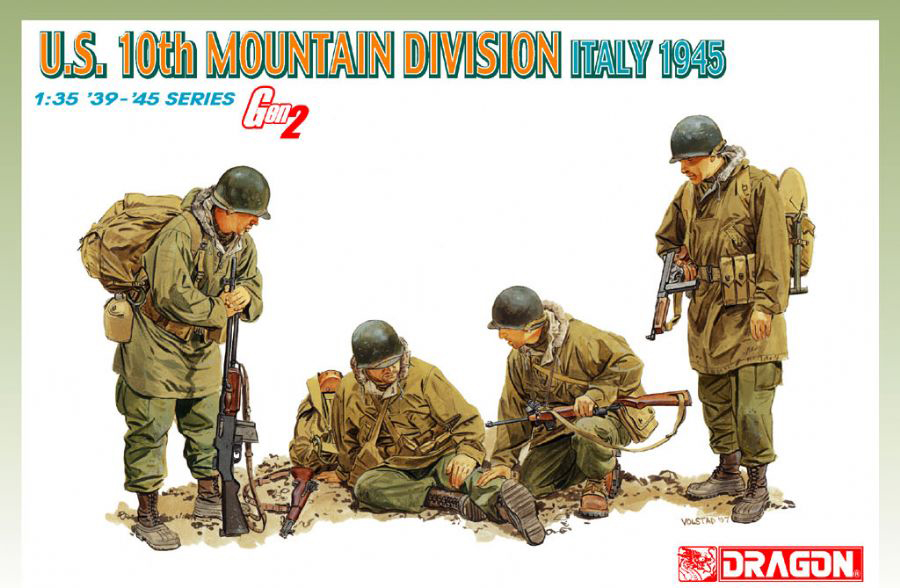 6377  фигуры U.S. Army 10th Mountain Division (Italy 1945) (1:35)