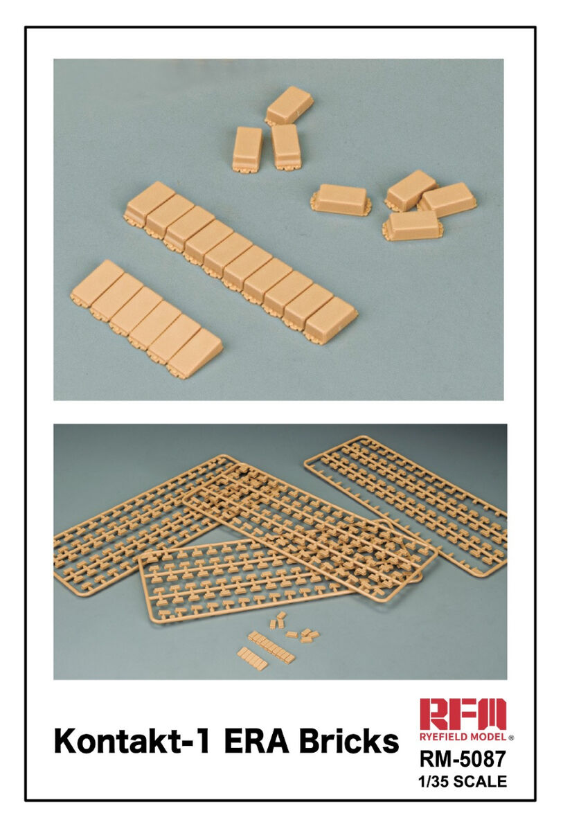 RM-5087  дополнения из пластика  Kontakt-1 ERA Bricks  (1:35)