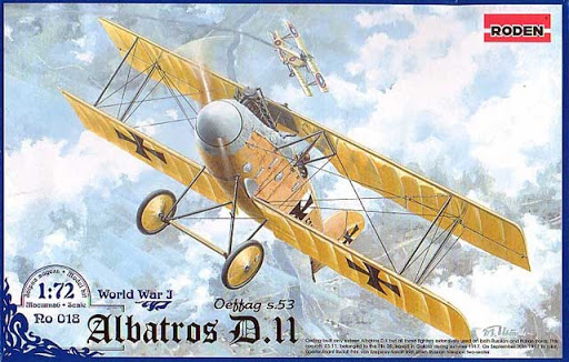 Ro018  авиация  Aльбатрос D.II  (1:72)