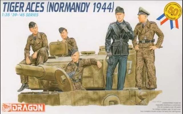 6028  фигуры  Tiger Aces (Normandy 1944) (1:35)
