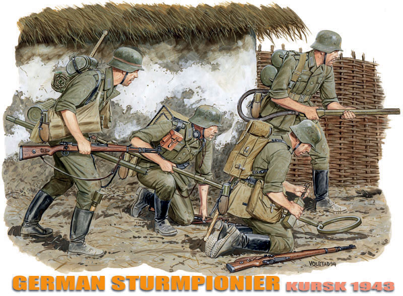 6024  фигуры  German Sturmpionier (Kursk 1943) (1:35)