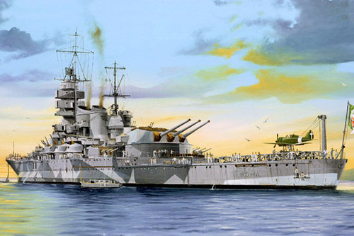 05318  флот  Italian Navy Battleship RN Roma  (1:350)