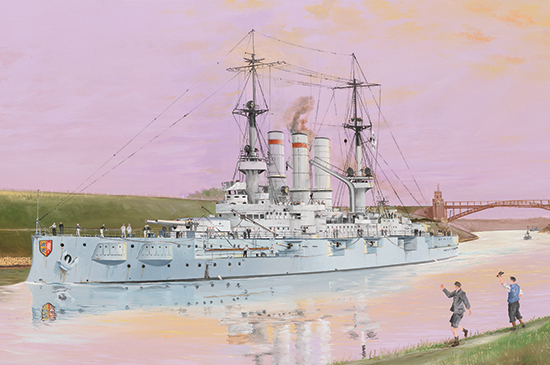 05355  флот  Schleswig – Holstein Battleship 1908  (1:350)