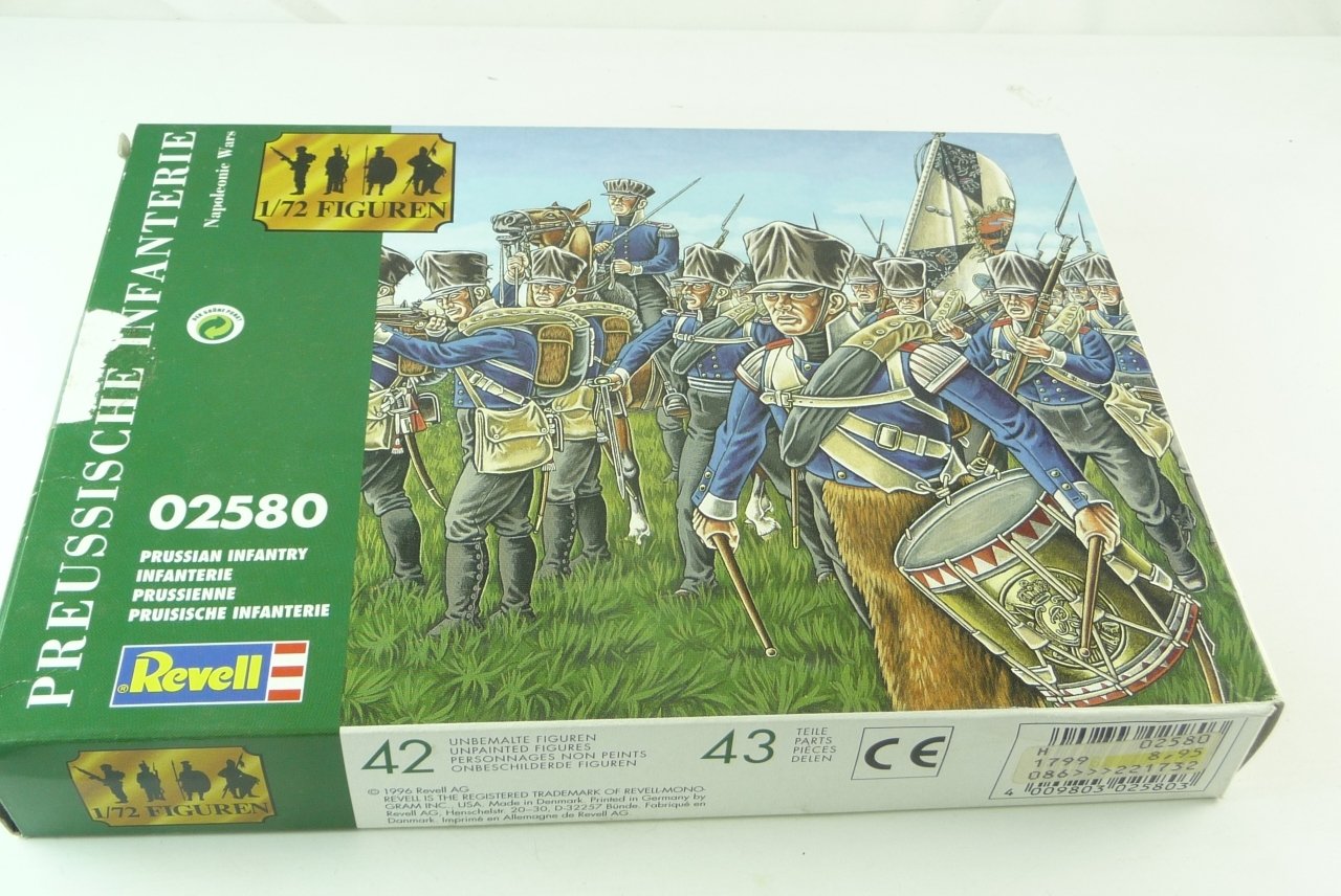 02580  фигуры  Прусская пехота  (Наполеоновские войны) (1:72)