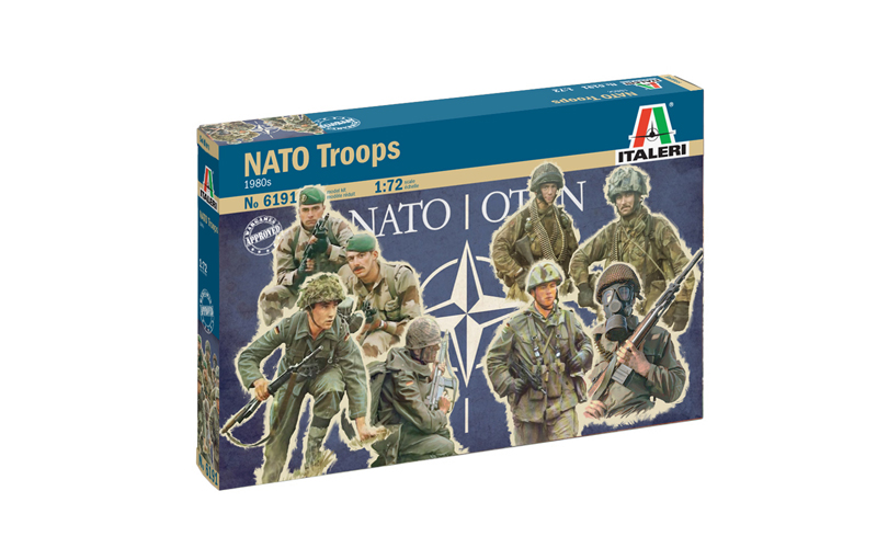 6191  фигуры  NATO TROOPS 1980s  (1:72)