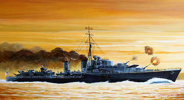 05757  флот  Tribal-class destroyer HMS Eskimo (F75)1941  (1:700)