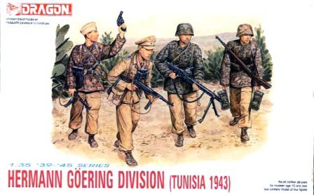 6036  фигуры  Hermann Goring Division (Tunisia 1943) (1:35)