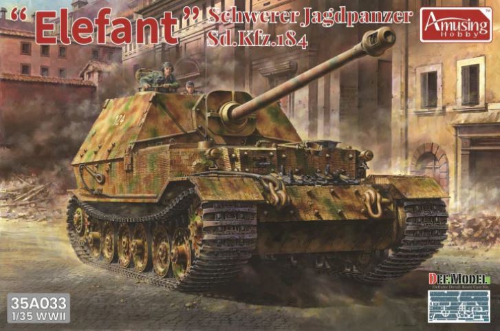 35A033  техника и вооружение  Sd.Kfz.184 Schwerer Jagdpanzer 'ELEFANT' Full interior   (1:35)