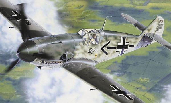 0053  авиация  Bf-109F2/F4 (1:72)