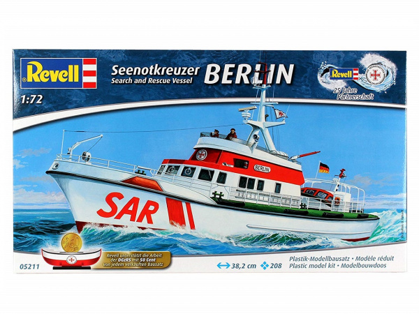 05211  флот  Seenotkreuzer Search and Rescue Vessel Berlin  (1:72)