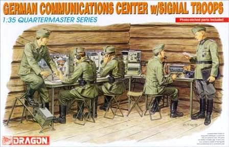 3826  фигуры  German Communications Center w/Signal Troops (1:35)