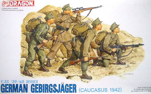 6045  фигуры  German Gebirgsjager (Caucasus 1942) (1:35)