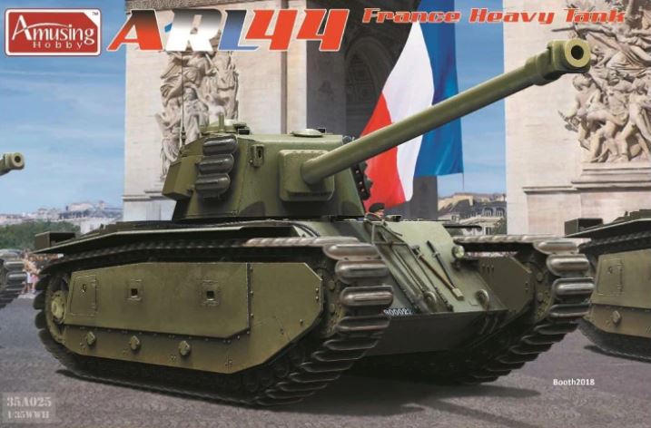 35A025  техника и вооружение  ARL44 French Heavy Tank  (1:35)