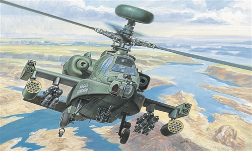 0080  авиация  AH-64D APACHE LONGBOW  (1:72)